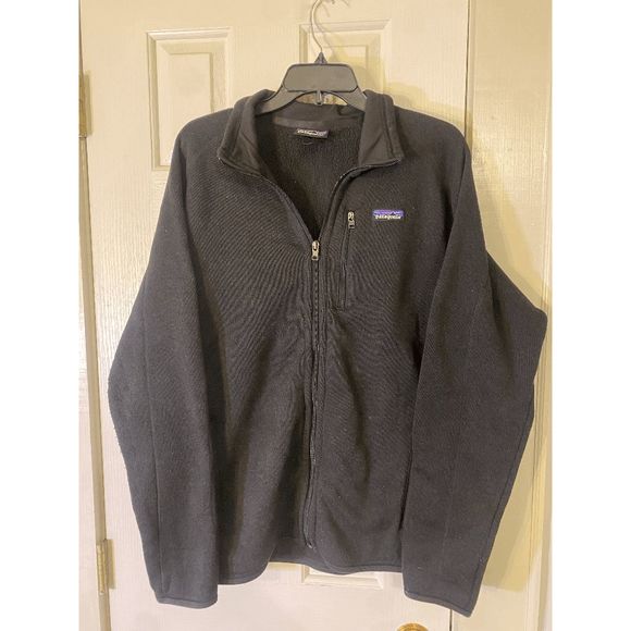 Patagonia Men's Black Full Zip Better Fleece Jacket Size Large - Picture 1 of 6